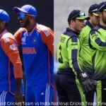 Ireland Cricket Team vs India National Cricket Team Timeline: World Cup T20 2024